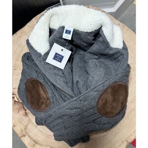 Toddler - Gray Cable Knit Cardigan by Janie and Jack Size 5